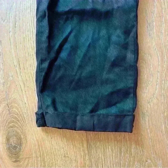 YFB Young Fabulous and Broke Tencel Black Pants Trousers Crop Medium - Picture 2 of 6